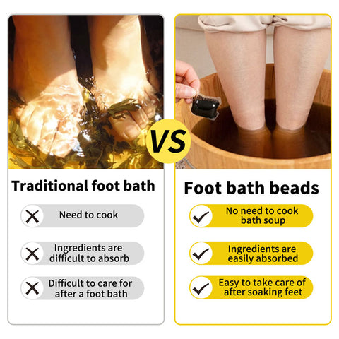 Herbal Foot Soaking Beads for Fatigue & Discomfort Relax